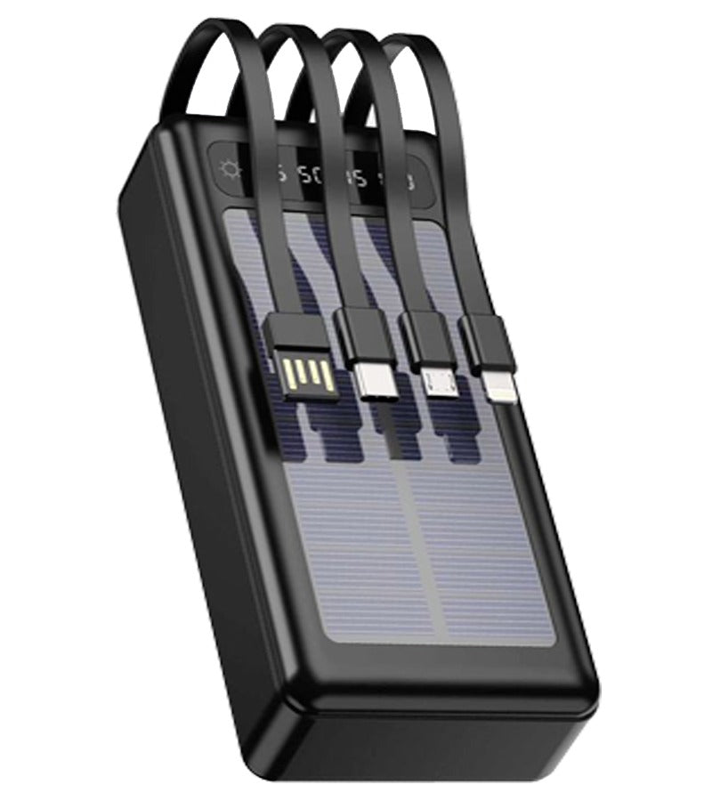 Solar Built Power Bank-4 In 1